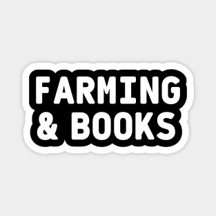 Farming & Books Magnet