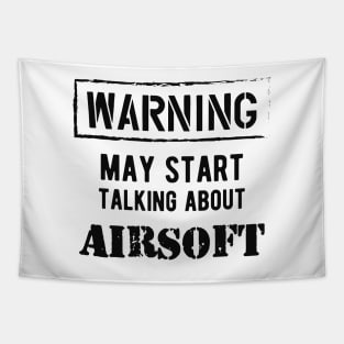 Airsoft Player - Warning may start talking about airsoft Tapestry