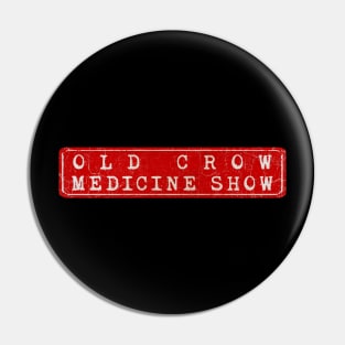 vintage retro plate Old Crow Medicine Show Pin