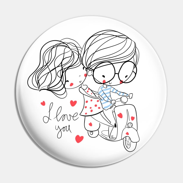 I love you Pin by Smoky Lemon