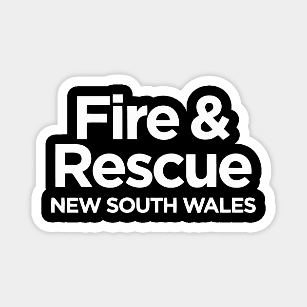 FIRE AND RESCUE NEW SOUTH WALES NSW Magnet by sunjoyotantang