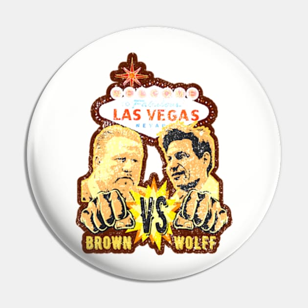 Brown VS Wolff Boxing Las Vegas Pin by Worldengine