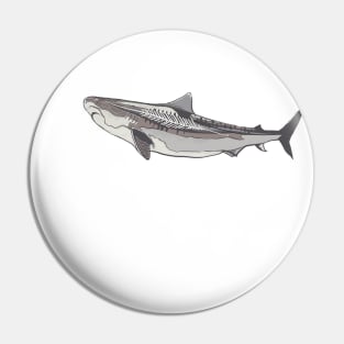 Tiger Shark Pin