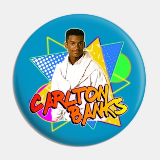 Carlton Banks // Fresh Prince Retro 90s FanArt Pin