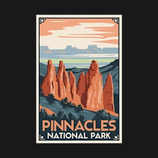 Pinnacles National Park Vintage Travel Poster T-Shirt