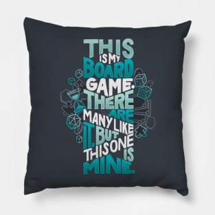 Board Gamer's Creed Pillow