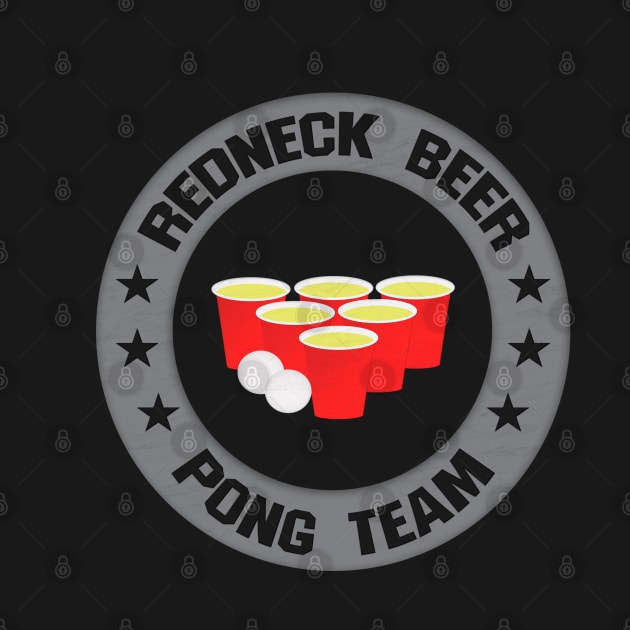 Redneck Beer Pong Team Logo by Roly Poly Roundabout