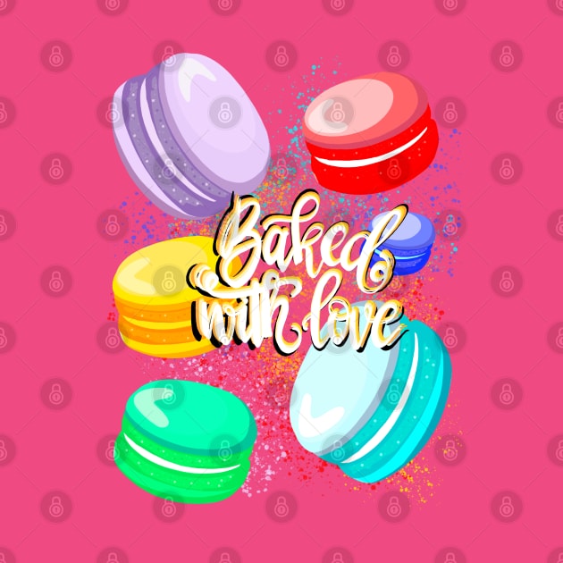 Rainow macarons 2. Baked with love by Miruna Mares