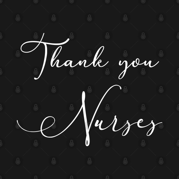 Thank You Nurses. Nurse appreciation present by topsnthings