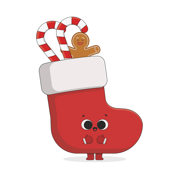 Cute Christmas sock by Raybble