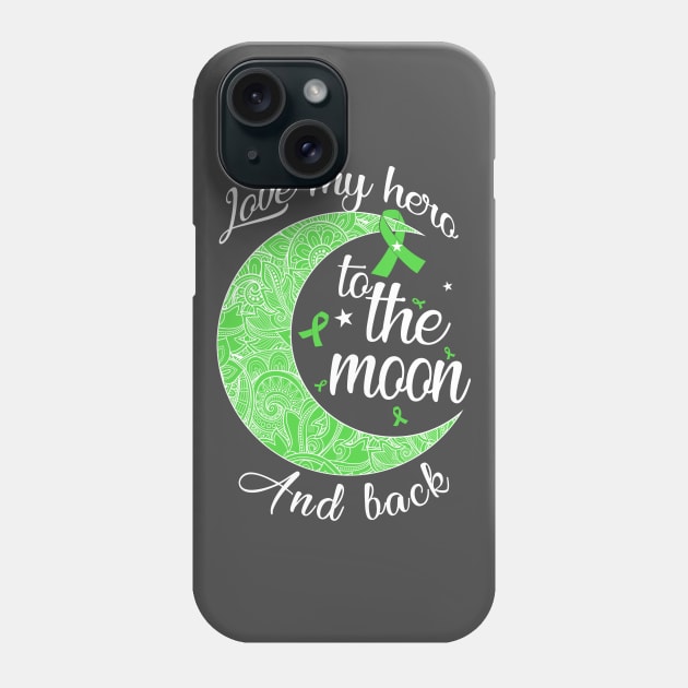 love cerebral palsy hero to the moon Phone Case by TeesCircle