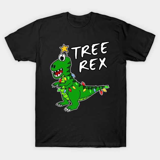 Discover Tree Rex Christmas Tree Dinosaur T-Rex Xmas 2021 - Tree Rex - T-Shirt