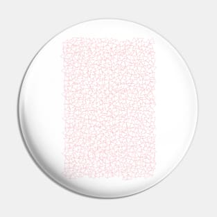 Pink and White Triangles Dizzy All-Over Pattern Pin