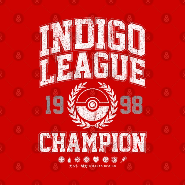 Indigo League Champion by huckblade