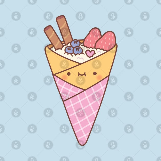 Cute Japanese Style Crepes Dessert by rustydoodle