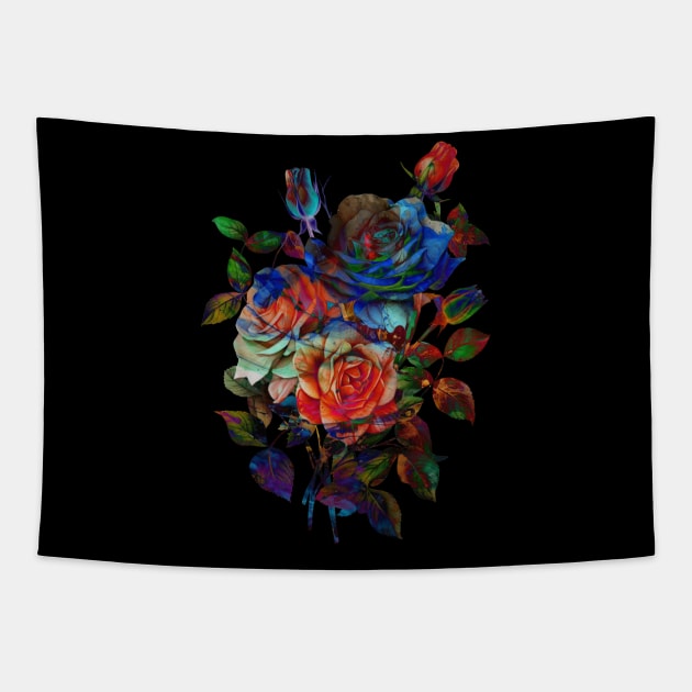 Doppler Rose Tapestry by psanchez