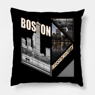 Boston Massachusetts Pillow