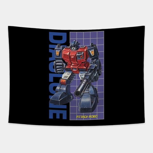 Attack Robo Twintwist Tapestry by Draconis130