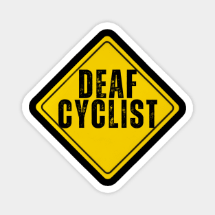 Deaf Cyclist Magnet
