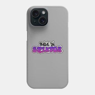 Made in Brixton I Garffiti I Neon Colors I Purple Phone Case