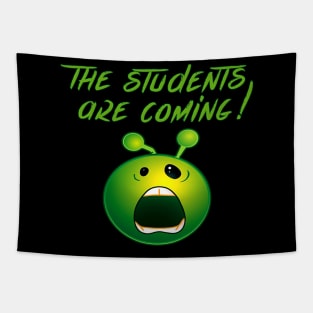 Back To School The Students Are Coming Emoji Tapestry