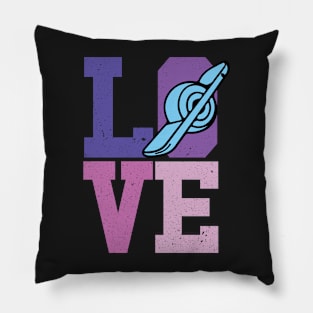 onewheel love vintage design - Onewheel style Pillow