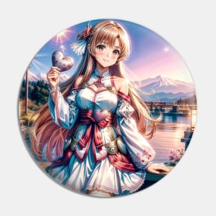 asuna heart valentine Pin