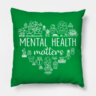 Wildflower Mental Health Matters Pillow