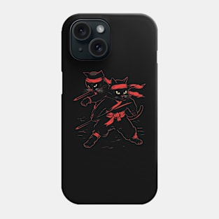 Cat Ninja Pursuit Phone Case