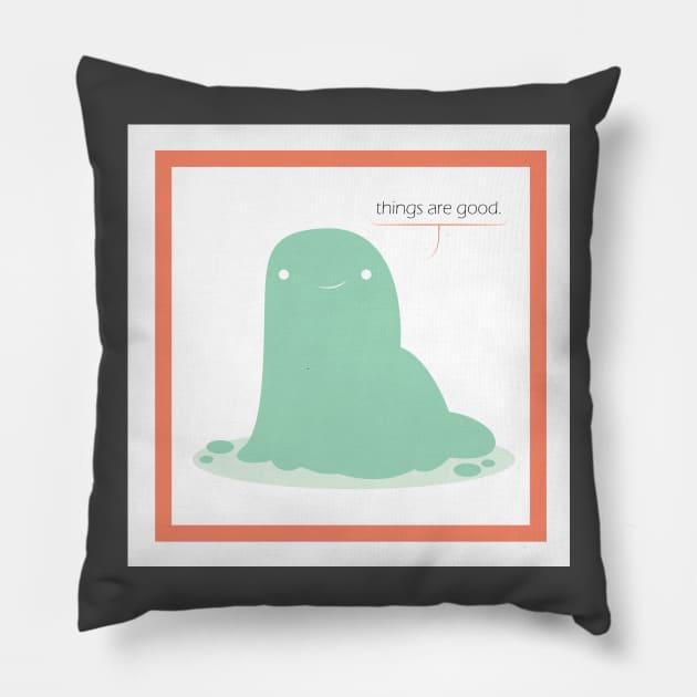 Positivity Slime Pillow by TheLonelyGoat