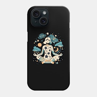 Design of meditating women Phone Case