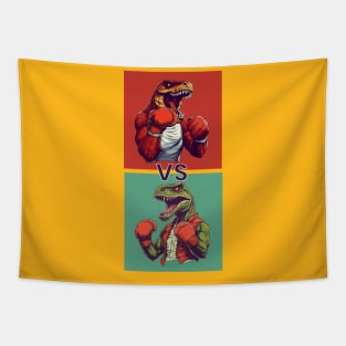 Jurassic Fight Tapestry