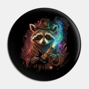 fantasy racoon Pin