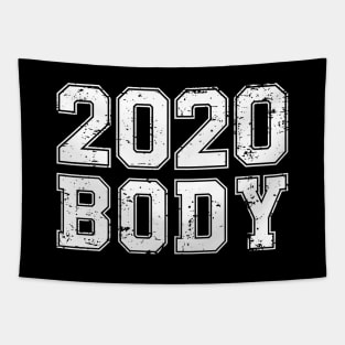 2020 Body - New Year Resolution Gym Fitness Workout Motivation Tapestry