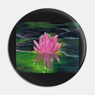 Pink lily Pin