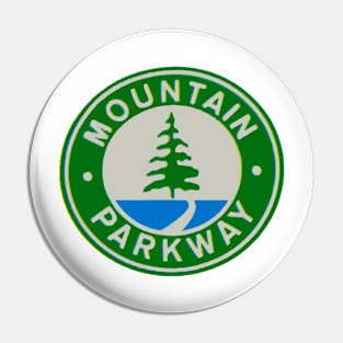 Vintage Mountain Parkway Decal Pin