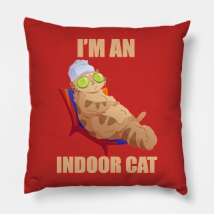 I’m An Indoor Cat - Relax Cat Pillow