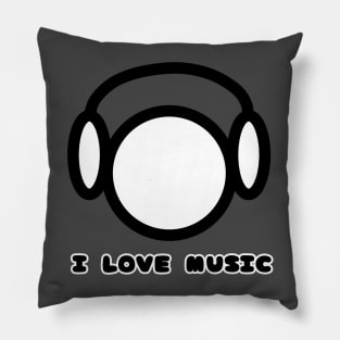 I love music Pillow