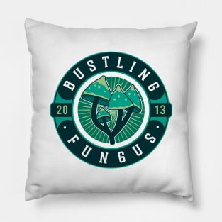 Bustling Fungus Emblem Pillow