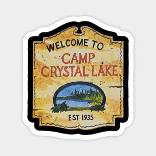 Welcom To Camp Crystal Lake Est 1935 Magnet