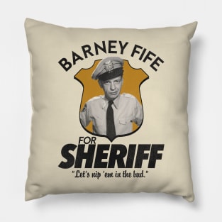 Barney Fife For Sheriff Pillow