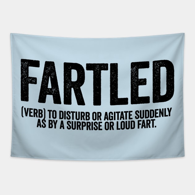 Fartled Black Tapestry by GuuuExperience