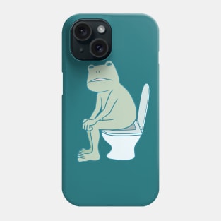 Funny Frog Toilet Phone Case