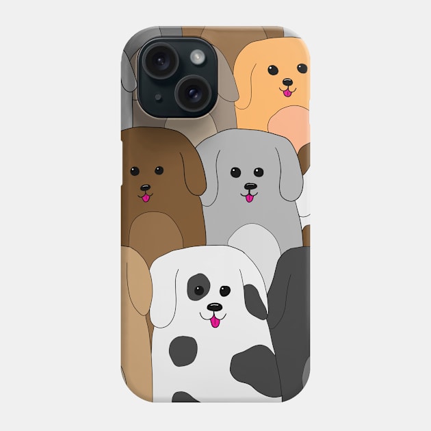 Group of Dogs Phone Case by alisadesigns