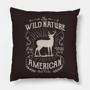 Wild Nature Deer Pillow