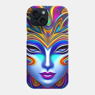 Catgirl DMTfied (5) - Trippy Psychedelic Art Phone Case