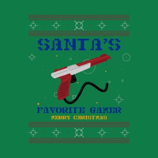 Santa’s Favorite Gamer Merry Christmas T-Shirt