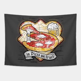 In Pizza we trust Tapestry