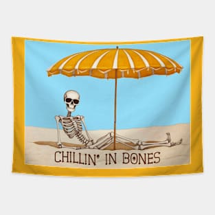 Chillin' in Bones Tapestry