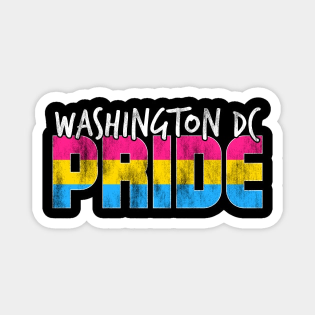 Washington DC Pride Pansexual Flag Magnet by wheedesign